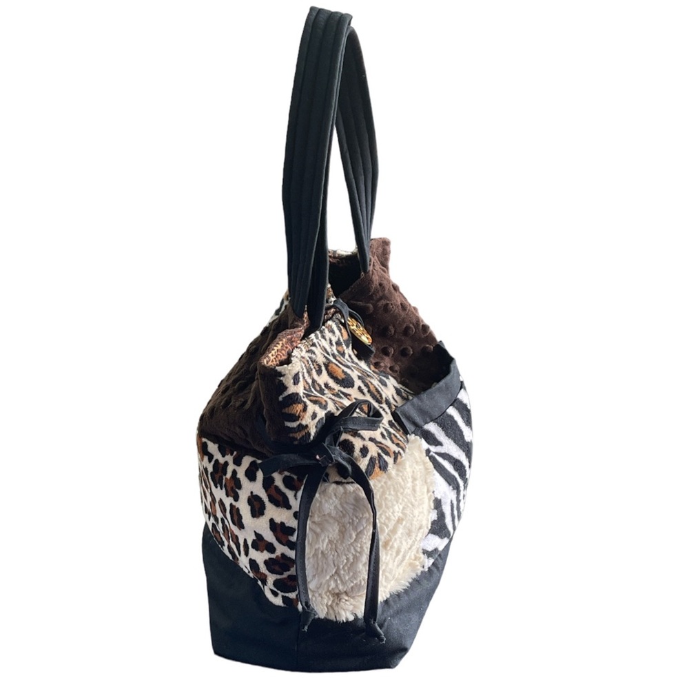 Hand Crafted Up-Cycled Patchwork Shoulder Bag - O… - image 3